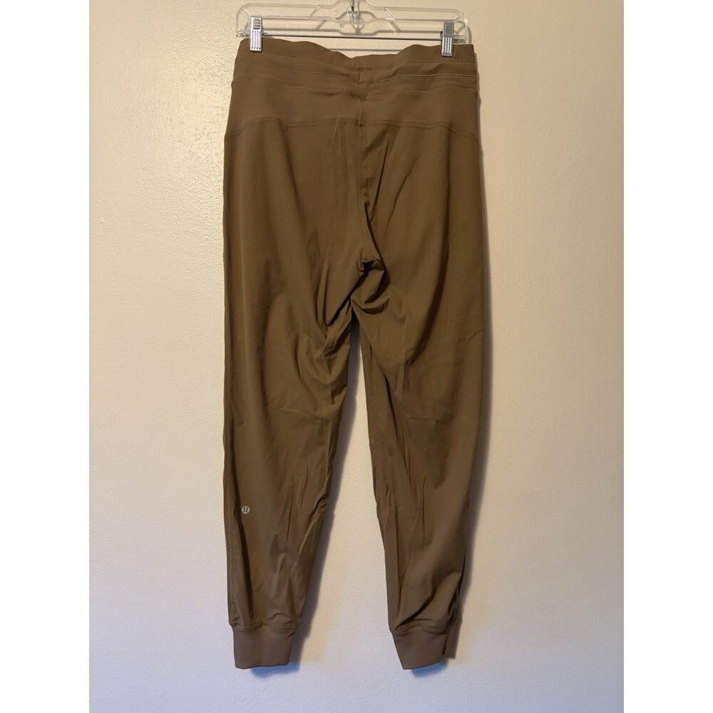 Lululemon Dance Studio Joggers Size 8 Tan Brown Full Length Mid Rise Pant Pocket - Picture 4 of 12
